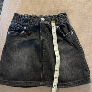 Cat and Jack Black denim skirt size 3T